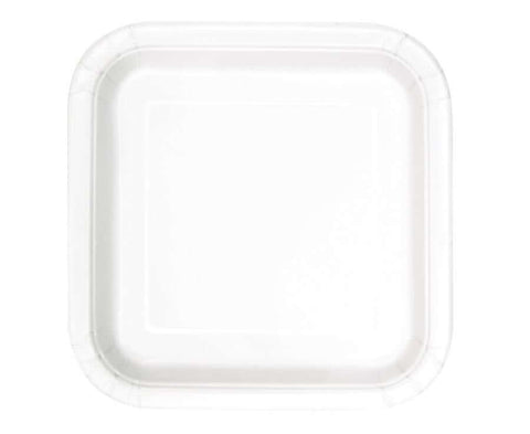 Kvadratinės popierinės lėkštės