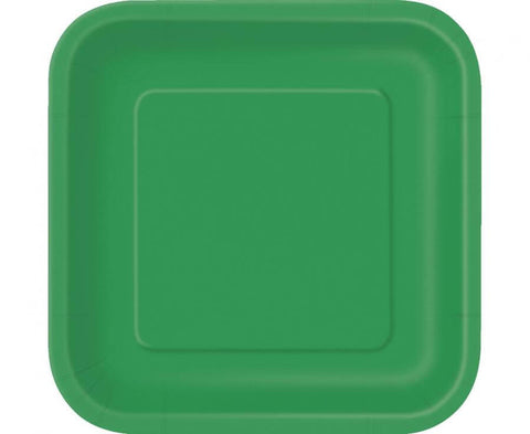 Kvadratinės popierinės lėkštės