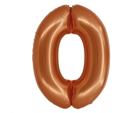 Matētas vara folijas balonu numuri ir no 0 līdz 9