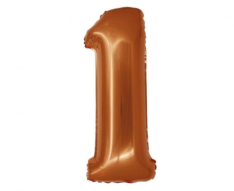 Matētas vara folijas balonu numuri ir no 0 līdz 9