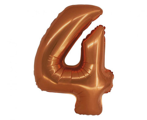 Matētas vara folijas balonu numuri ir no 0 līdz 9