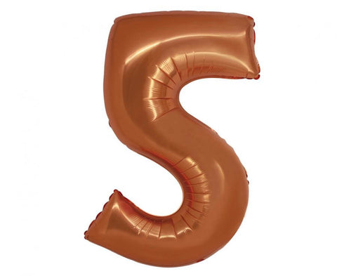 Matētas vara folijas balonu numuri ir no 0 līdz 9