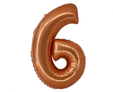 Matētas vara folijas balonu numuri ir no 0 līdz 9