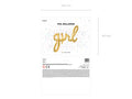 Folinis balionas "baby/boy/girl"