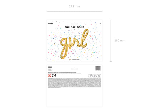 Folinis balionas "baby/boy/girl"