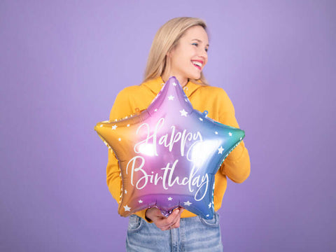 balionas su gimtadieniu helio balionai happy birthday žvaigždė balionas