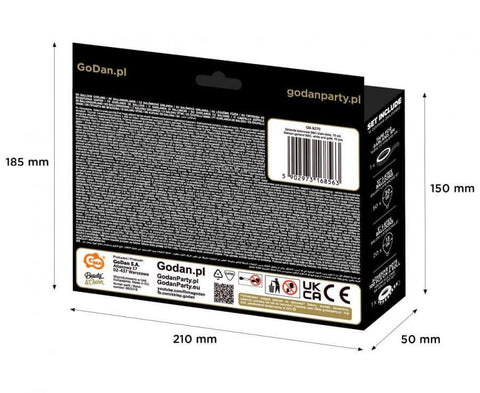 balionų girlianda balta auksinė