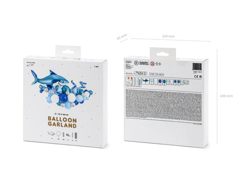 Balionų girlianda "Ryklys"