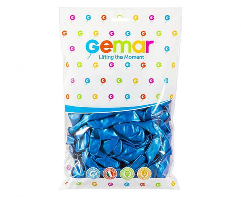 Baloni GEMAR - spīdīgi tumši zili