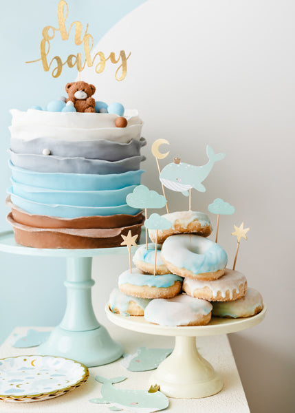 keksiukų papuošimai jūros tema baby shower kūdikio sutiktuvių šventė