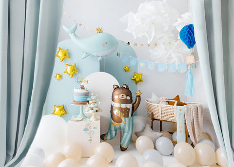 keksiukų papuošimai jūros tema baby shower kūdikio sutiktuvių šventė
