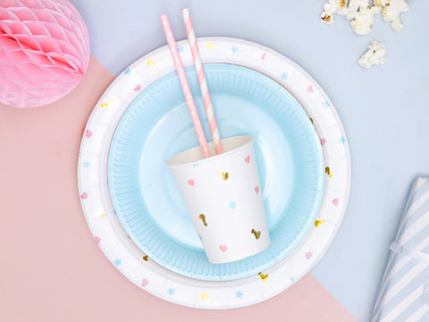 Vienkartiniai puodeliai "Boy or girl?"