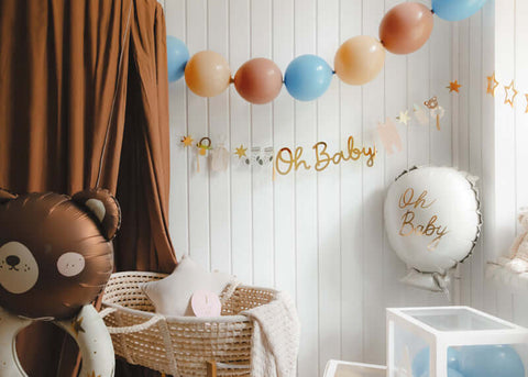 rišami balionai mėlyni