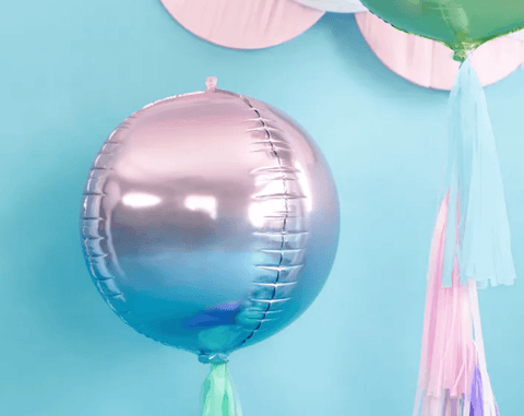foliniai helio balionai ombre spalvoti apvalūs helio balionai mažeikiuose pigiausi helio balionai