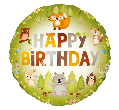 Folijas balons "Meža dzīvnieki"