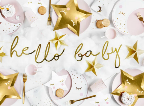 servetėlės žvaigždutės baltos