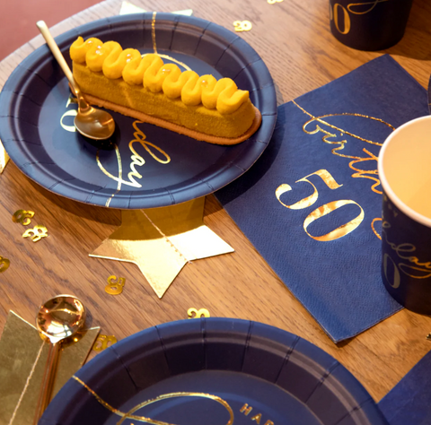 Salvetes "Daudz laimes dzimšanas dienā 50"