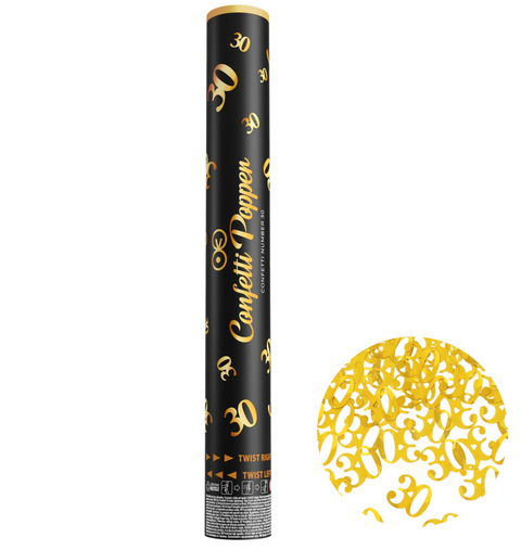 18 30 gimtadienis konfeti patranka mažeikiai švenčių atributika