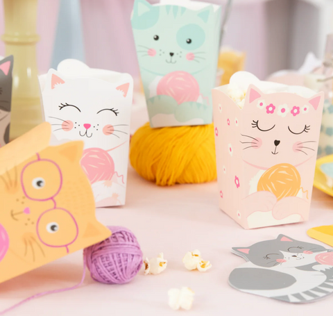 dekoracijos pokornu spragesiu dezutes katinai tema gimtadienis