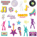 laikinos tatuiruotės disko tema disco vakarėlis dekoracijos disko rutulys