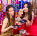 disco disko tema vakarelis sventes dekoracijos