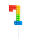 lego tema gimtadienis žvakutės 1 2 3 4 5 6 7 8 9 0