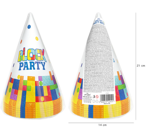 gimtadienio kepurėlės kepuraitės kepurės lego tema blokelių dekoracijos šventė gimtadienis