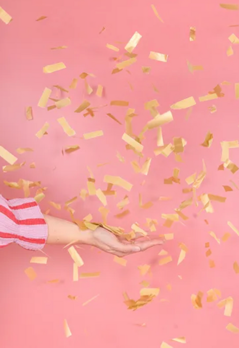 konfeti saudykle patranka gimtadienio dekoracijos fejerverkai