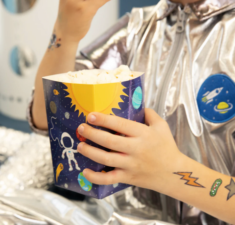 laikinos tatuiruotes kosmos tema gimtadienis dekoracijos