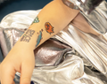 laikinos tatuiruotes kosmos tema gimtadienis dekoracijos