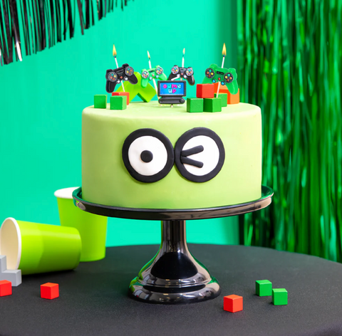 žvakutes kompiuteriniai žaidimai minecraft gimtadienio dekoracijos