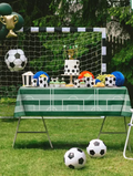 futbolo tema dekoracijos gimtadienis futbolas tema dekoras vienakartine staltiese zalia