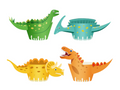 dinozauru tema keksiuku dekoras