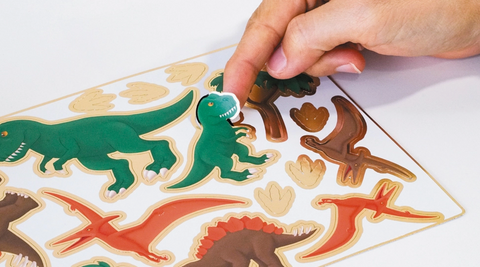 lipdukai dinozaurai gimtadienis