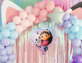 gabbys dollhouse helio balionas sirdele gimtadienio dekoracijos