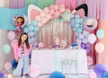 gabbys dollhouse helio balionas sirdele gimtadienio dekoracijos