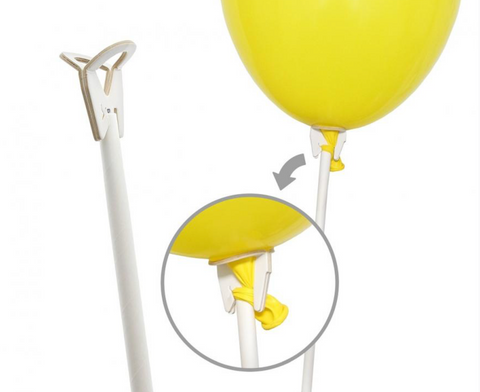 Medinės popierines balionų lazdelės su popieriniu laikikliu šventėms balionu laikikliai pagaliukai balionams