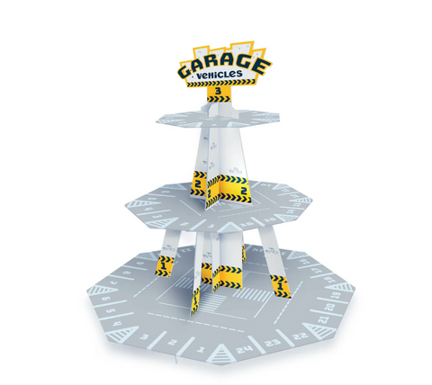 stovas keksiukas garazas masinis tema lenktynes gimtadieniui stało dekoras keksu stovelis padeklas