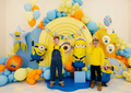 Minions šventinės kepurėlės vaikų gimtadieniui