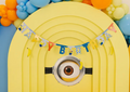 Spalvinga Minions tematikos gimtadienio girlianda