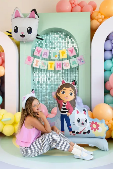 Folinis balionas su Gabby's Dollhouse personažais
Vaikų gimtadienio balionas Gabby's Dollhouse