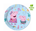 Popierinės lėkštutės „Kiaulytė Pepa – Peppa Pig“, 23 cm, 8 vnt.

Mėlynos gimtadienio lėkštutės su Pepa ir Džordžu

Peppa Pig popierinės lėkštės su spalvingais piešinukais

Kiaulytės Pepos gimtadienio lėkštutės vaikams, 23 cm

Popierinės lėkštutės su Peppa Pig herojais, 8 vnt.