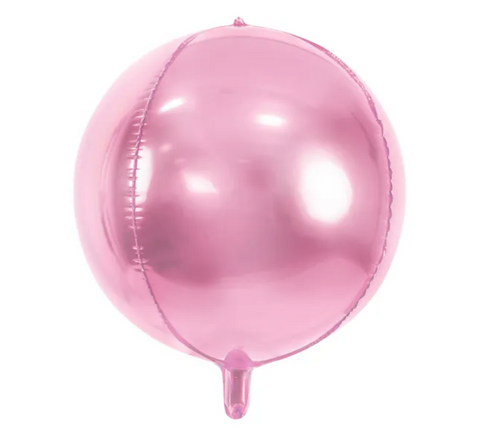 Folijas balons "Bumba" (rozā zelta, zelta, sudraba krāsās) 