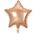 balionai hello pigus foliniai dekoracijos gimtadieniui balionas žvaigždutė rose gold spalva