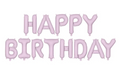 Folinė gimtadienio raidžių girlianda 340 cm
Happy Birthday foliniai balionai įvairių spalvų
Folinė raidžių girlianda Happy Birthday 340 cm juoda