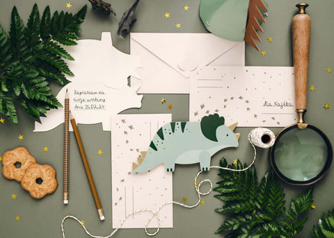 kvietimai į šventę dinozaurai