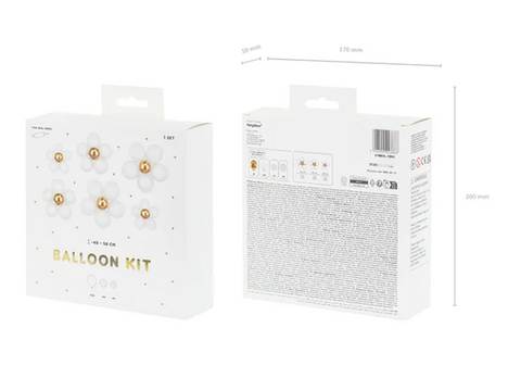 Balonu komplekts - ziedi