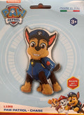 Folinis balionas „Šunyčių patruliai – Chase“ su mėlyna policininko apranga ir kepure, 94 cm