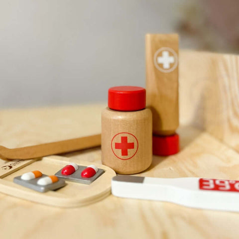 gydytojo rinkinys mediniai žaislai