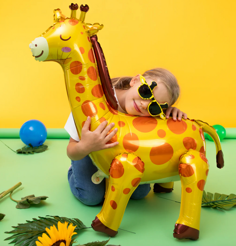 ziraFA balionai pastatomas pigus safari gyvunai gimtadienis svente